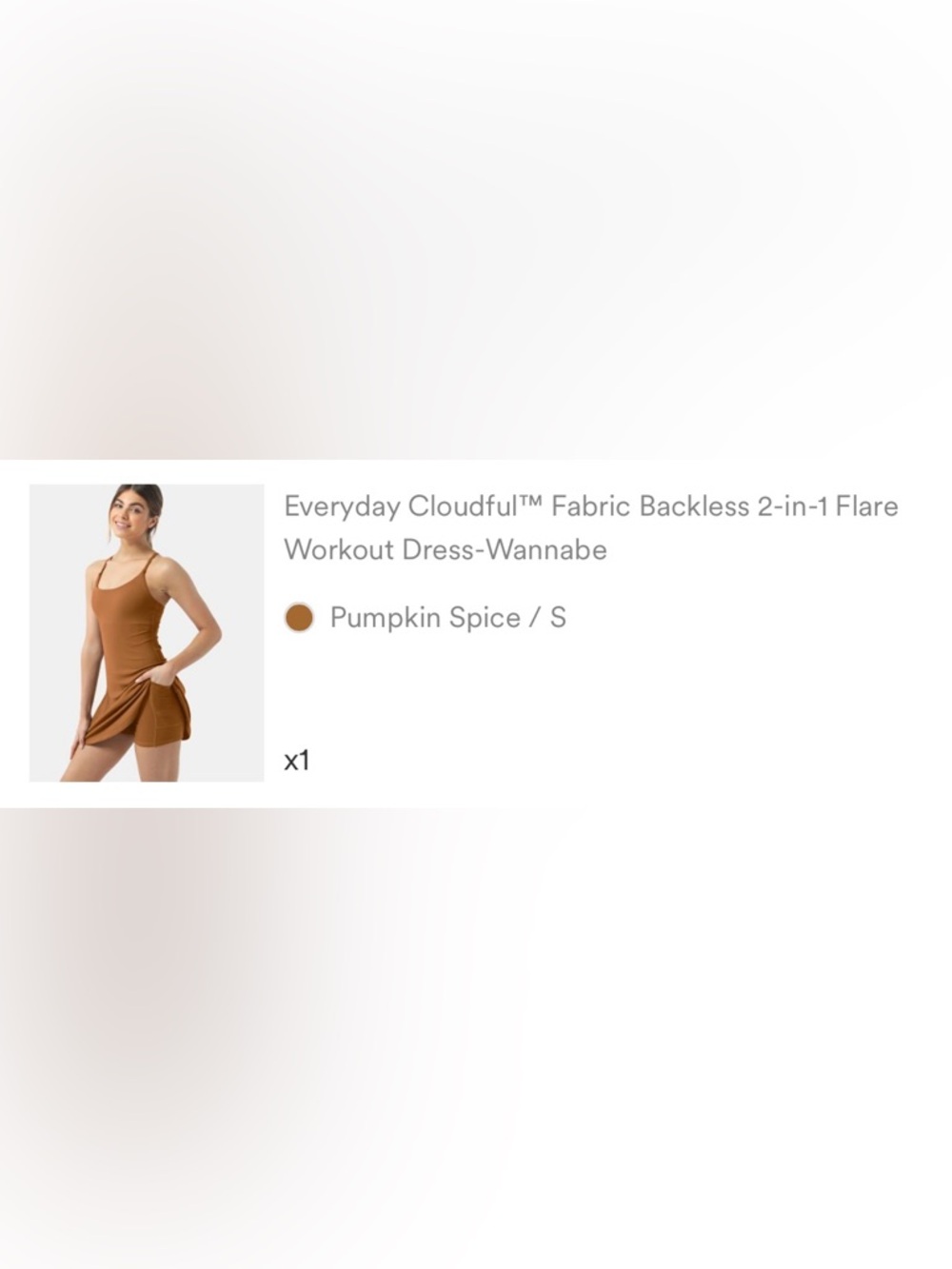 HALARA Rust Orange Athleisure Dress with Pockets - Picture 6 of 6